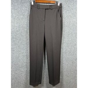 Simply Vera Vera Wang Womens Black Straight Leg Dress Pants Size 2 Workwear